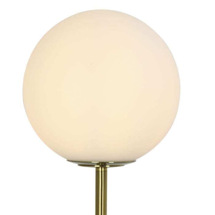 Design vloerlamp wit, Dolf, met schakelaar