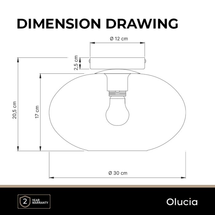 Design plafondlamp groen, Luca