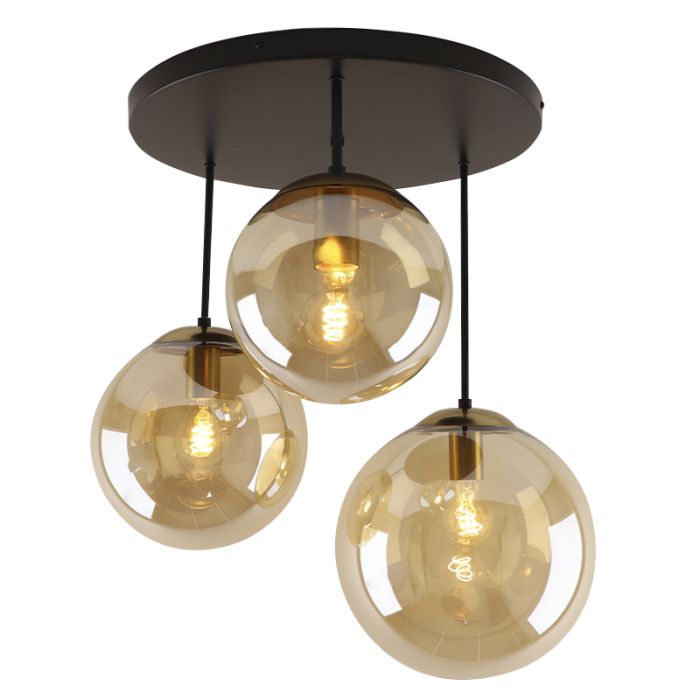 Design plafondlamp amber, Dolf