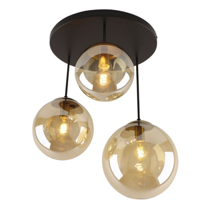 Design plafondlamp amber, Dolf