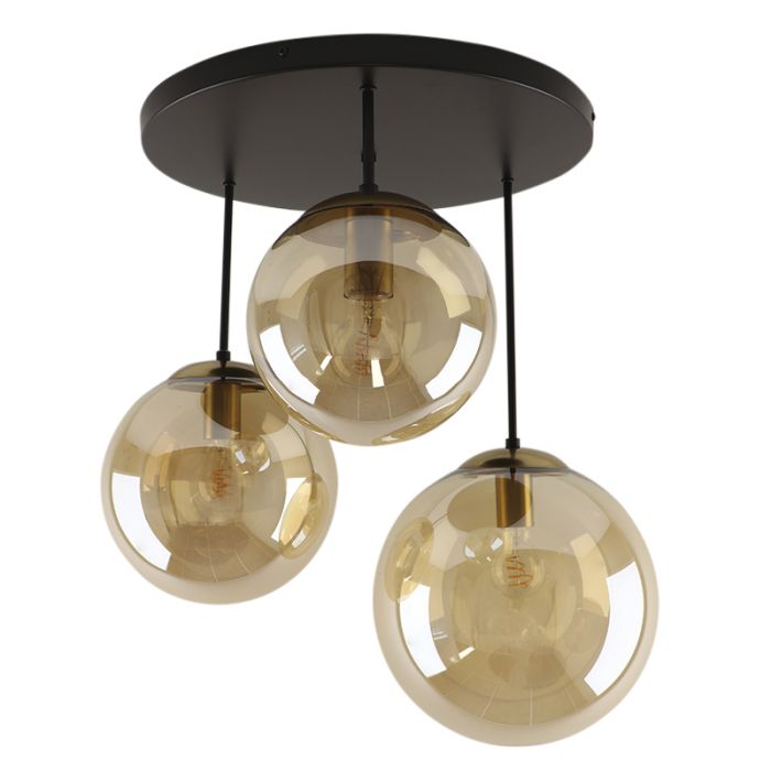 Design plafondlamp amber, Dolf