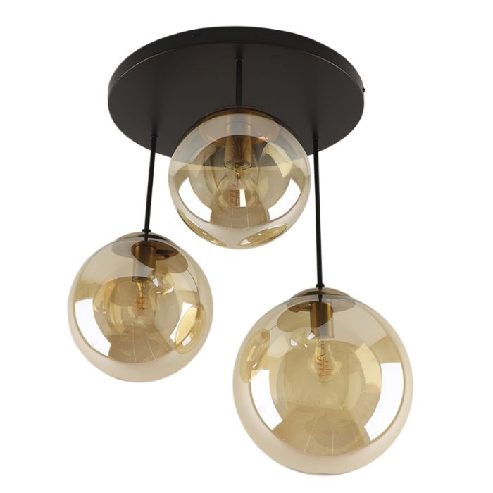 Design plafondlamp amber, Dolf