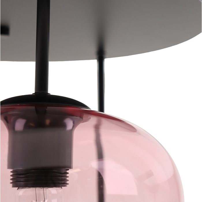 Moderne plafondlamp roze, Caia
