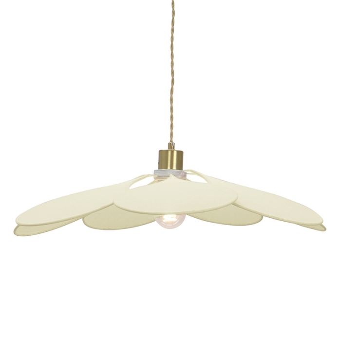 Landelijke hanglamp crème, Nena