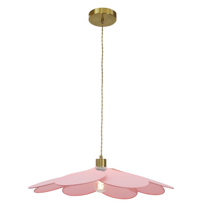 Landelijke hanglamp roze, Nena