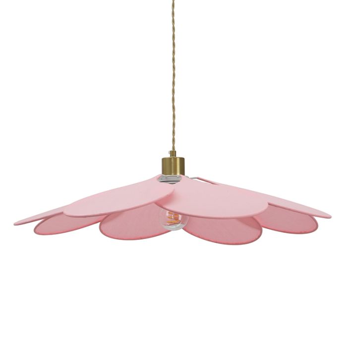 Landelijke hanglamp roze, Nena