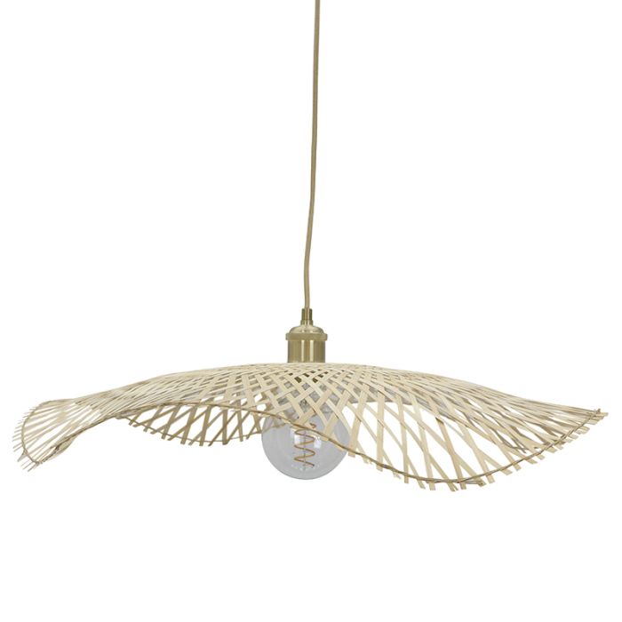 Bamboe hanglamp bruin, Romee