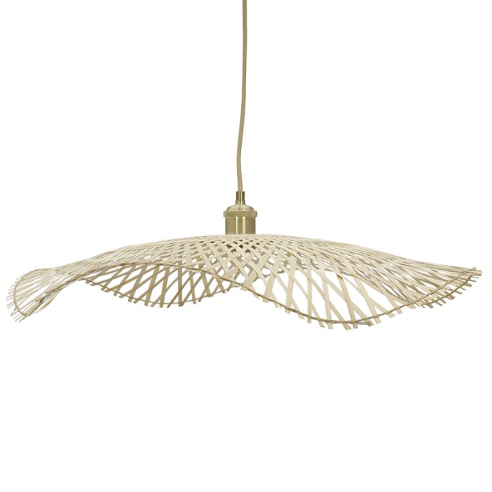 Bamboe hanglamp bruin, Romee