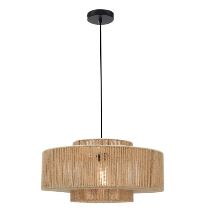 Landelijke hanglamp bruin, Selena