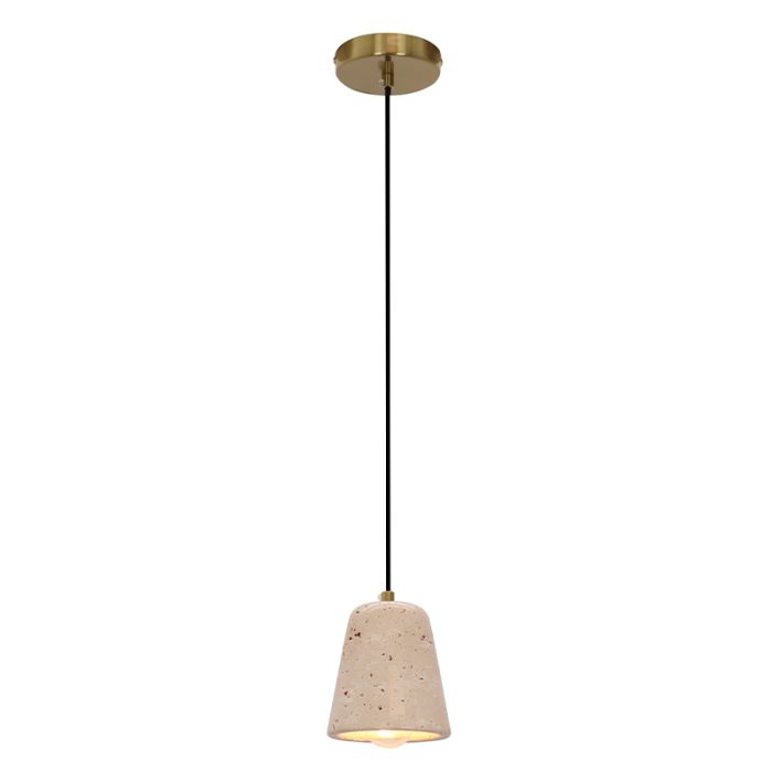 Marmeren hanglamp beige, Claes