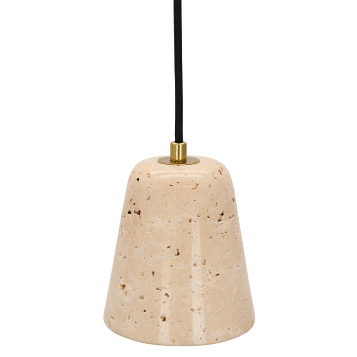 Marmeren hanglamp beige, Claes