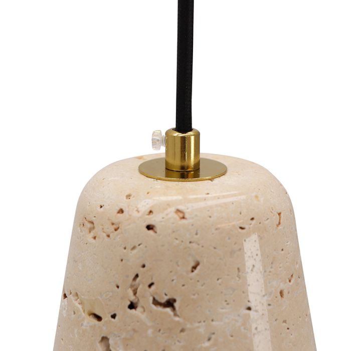 Marmeren hanglamp beige, Claes