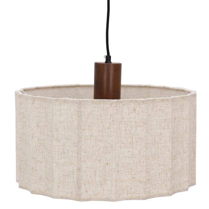 Landelijke hanglamp beige, Loulou