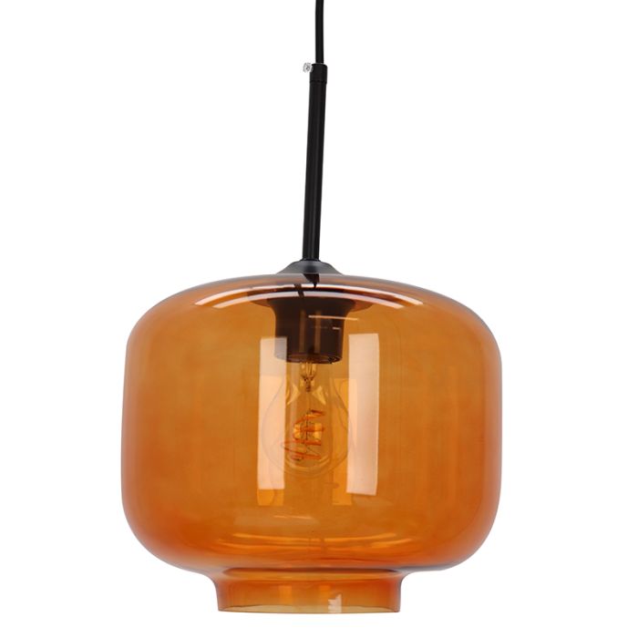 Retro hanglamp bruin, Anniek
