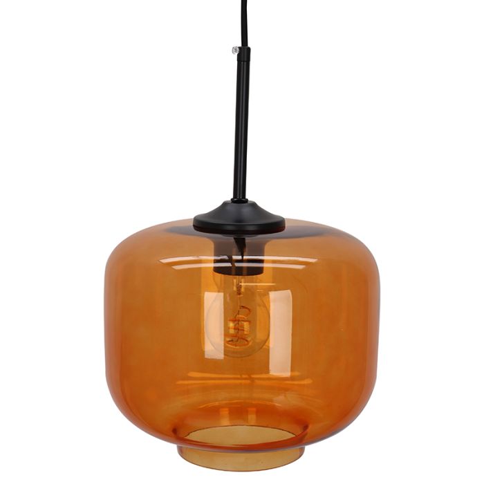 Retro hanglamp bruin, Anniek