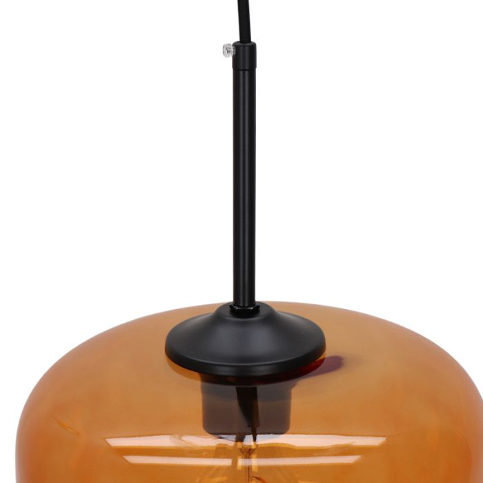 Retro hanglamp bruin, Anniek