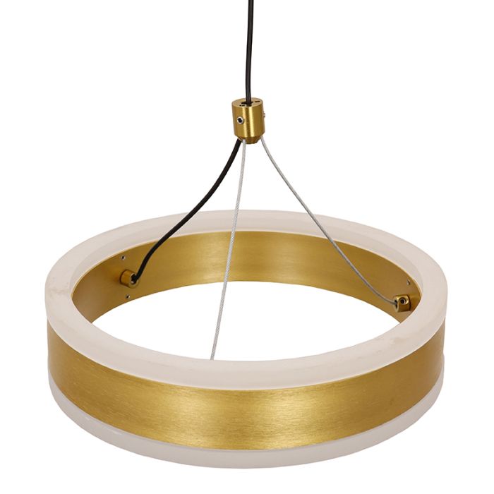 Design hanglamp messing, Lava, 56W, 3000K LED