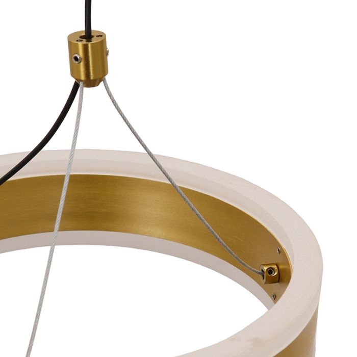Design hanglamp messing, Lava, 56W, 3000K LED
