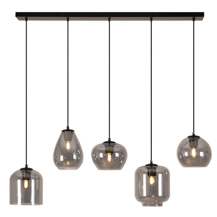 Moderne hanglamp grijs, Caia