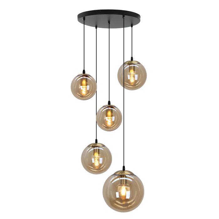 Design hanglamp amber, Dolf