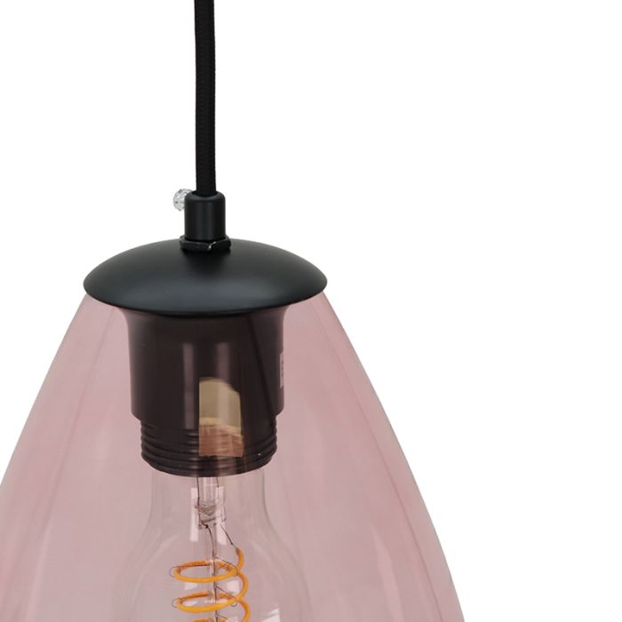 Moderne hanglamp roze, Caia