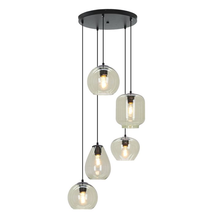 Moderne hanglamp groen, Caia