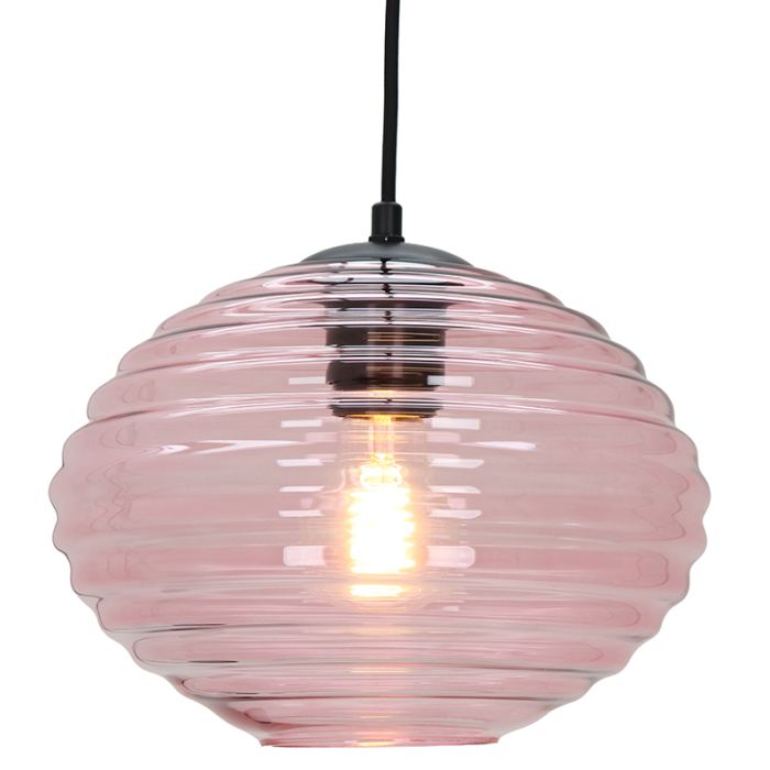 Moderne hanglamp roze, Caia
