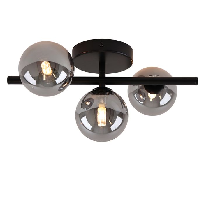 Design plafondlamp grijs, Remo
