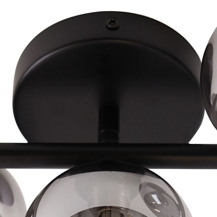 Design plafondlamp grijs, Remo