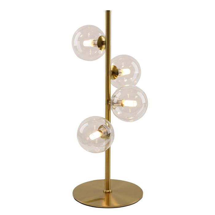 Design tafellamp transparant, Remo, met schakelaar