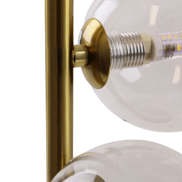 Design tafellamp transparant, Remo, met schakelaar