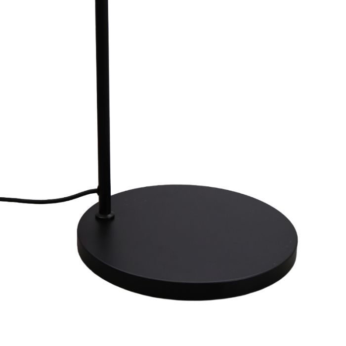 Landelijke vloerlamp bruin, Selena, met schakelaar