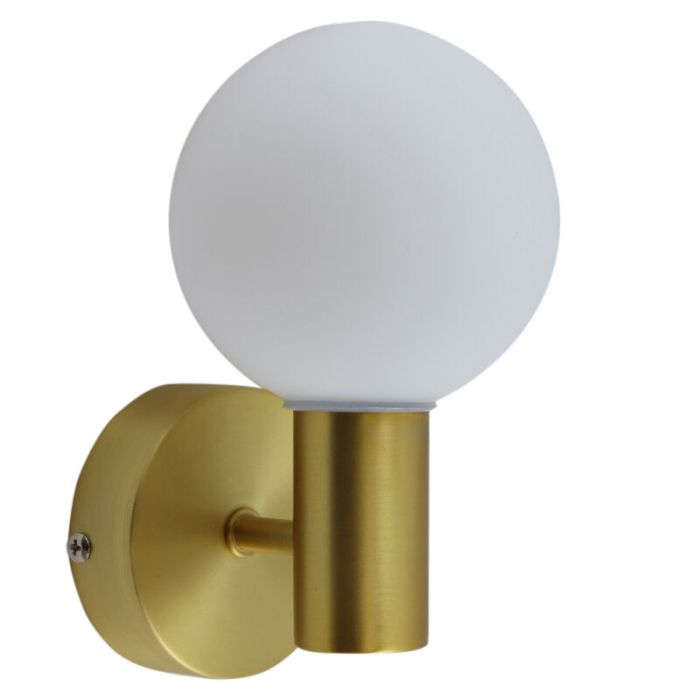 Moderne badkamer wandlamp goud, Amer, IP44
