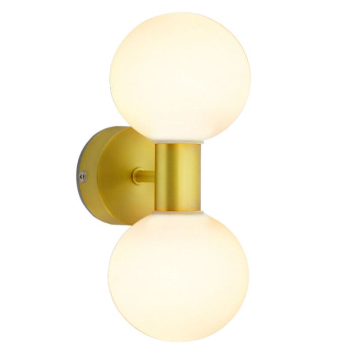 Moderne badkamer wandlamp goud, Amer, IP44