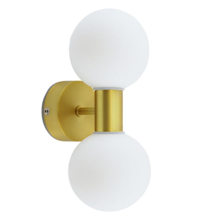 Moderne badkamer wandlamp goud, Amer, IP44