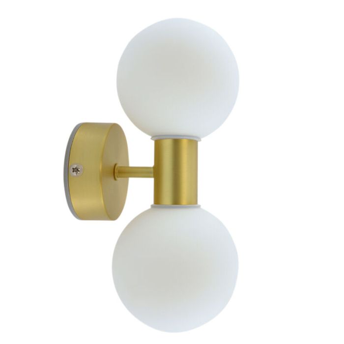 Moderne badkamer wandlamp goud, Amer, IP44
