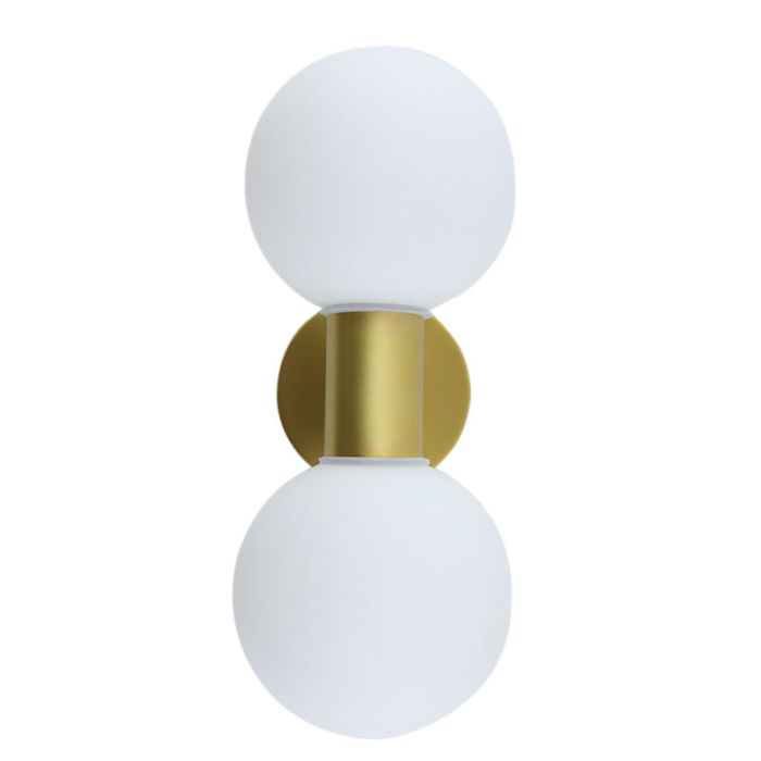 Moderne badkamer wandlamp goud, Amer, IP44