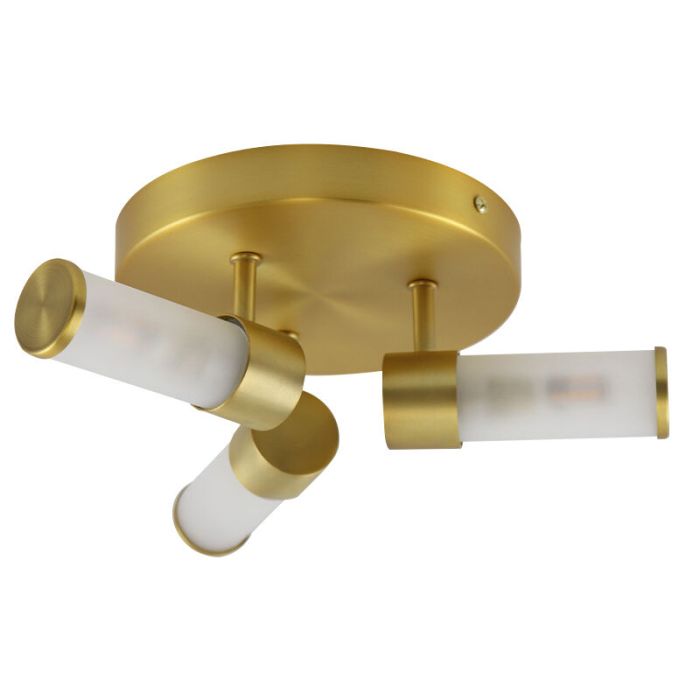 Moderne badkamer plafondlamp goud, Callum, IP44