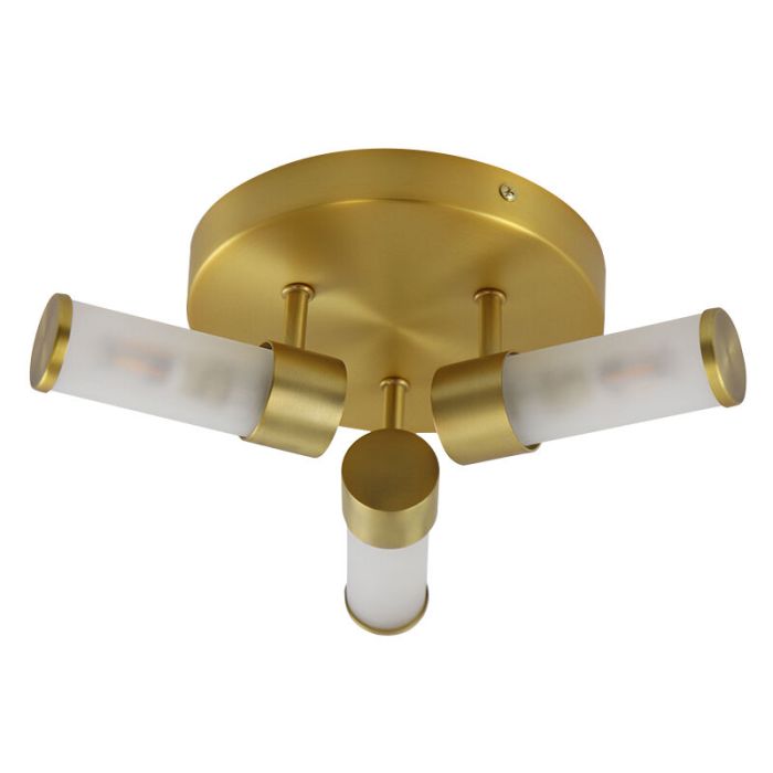 Moderne badkamer plafondlamp goud, Callum, IP44