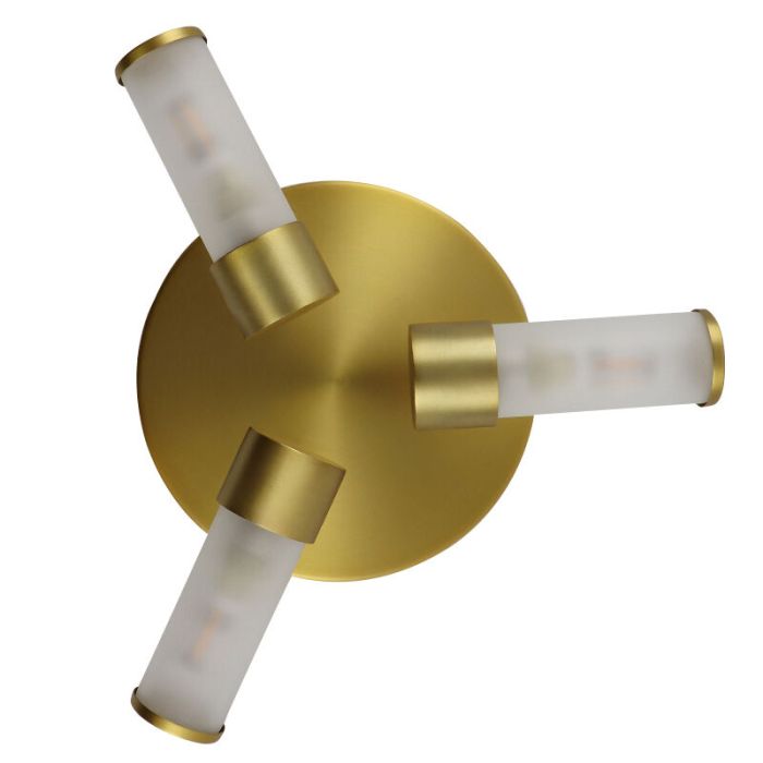 Moderne badkamer plafondlamp goud, Callum, IP44