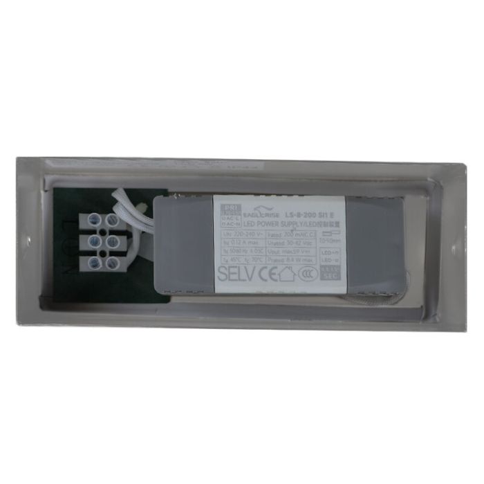 Moderne spiegelverlichting wit, Steffy, 8W, 3000K LED, IP44