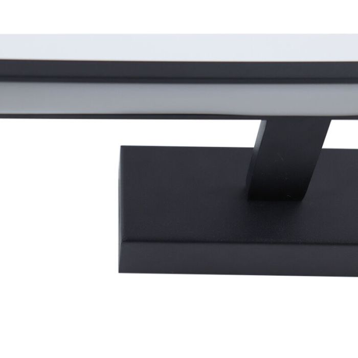 Moderne spiegelverlichting zwart, Steffy, 6W, 3000K LED, IP44