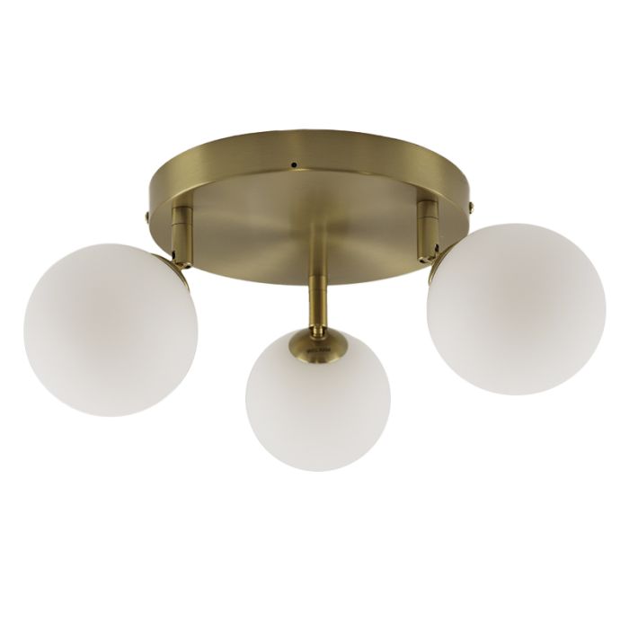 Moderne badkamer plafondlamp wit, Amer, IP44