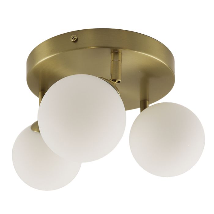 Moderne badkamer plafondlamp wit, Amer, IP44