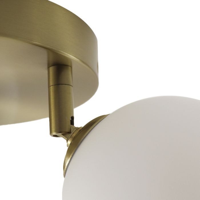 Moderne badkamer plafondlamp wit, Amer, IP44