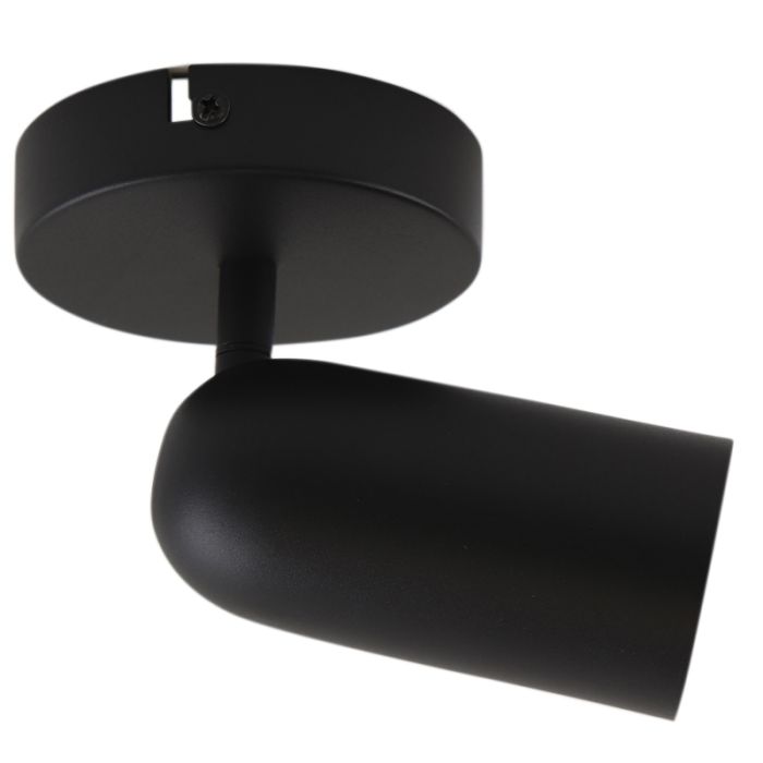 Moderne plafondspot zwart, Jacey