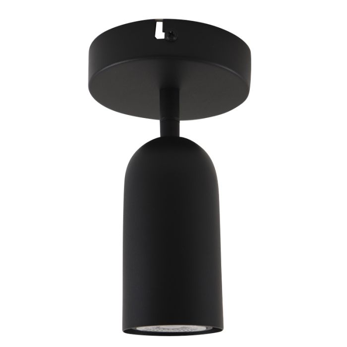 Moderne plafondspot zwart, Jacey