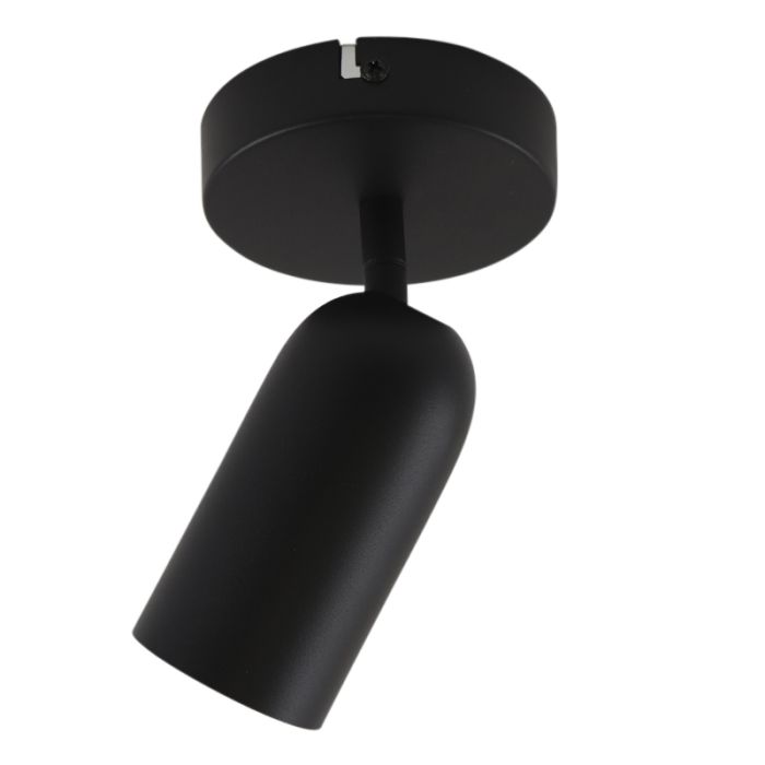 Moderne plafondspot zwart, Jacey