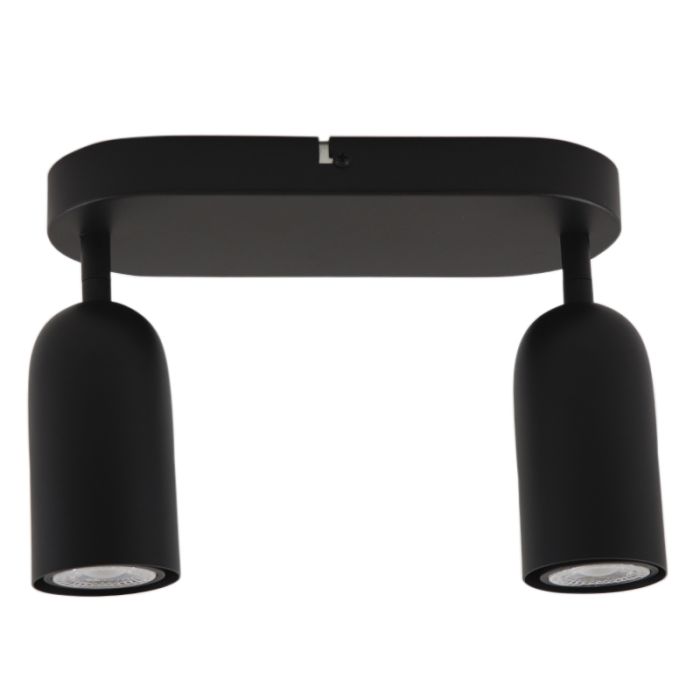Moderne plafondspot zwart, Jacey