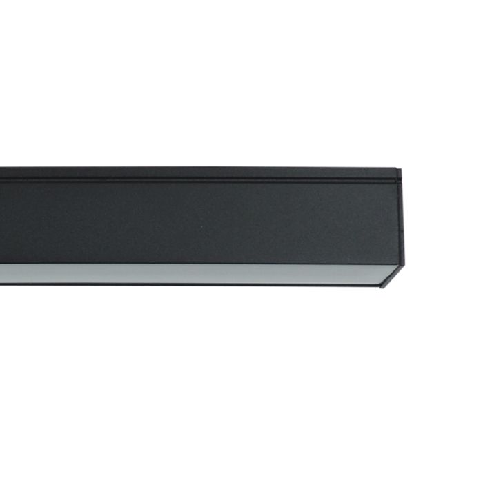 Moderne hanglamp zwart, Iwan, 18W, 3000K LED